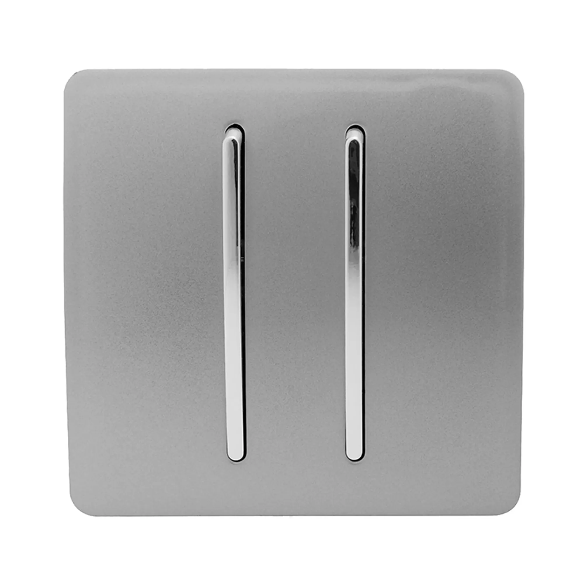 2 Gang Doorbell Light Grey